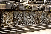 Prambanan - Ramayana reliefs of Shiva Temple. 